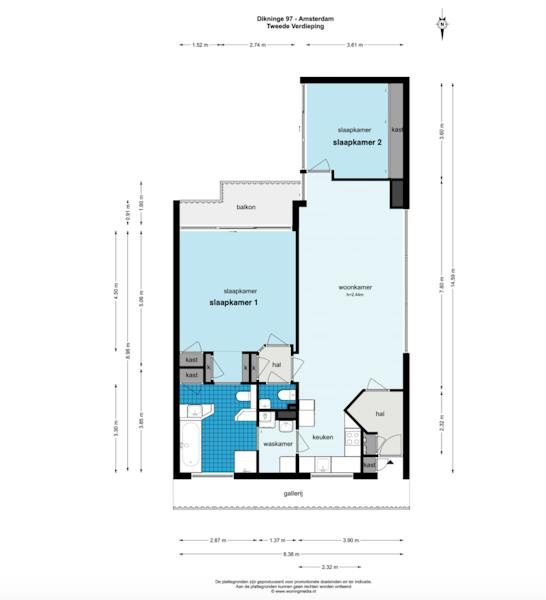 Appartement te huur in Amsterdam – Dikninge – foto 2