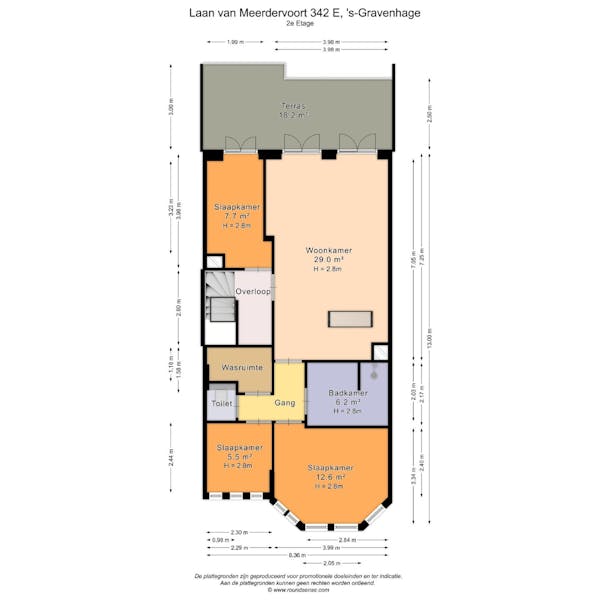 Appartement te huur in The Hague – Laan van Meerdervoort – foto 3