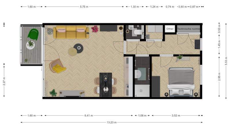 Appartement te huur in Amsterdam – Hellingstraat – foto 1