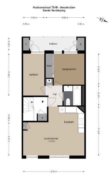 appartement te huur in Amsterdam