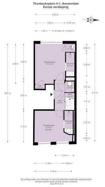 Kamer te huur in Amsterdam – Thorbeckeplein – foto 1